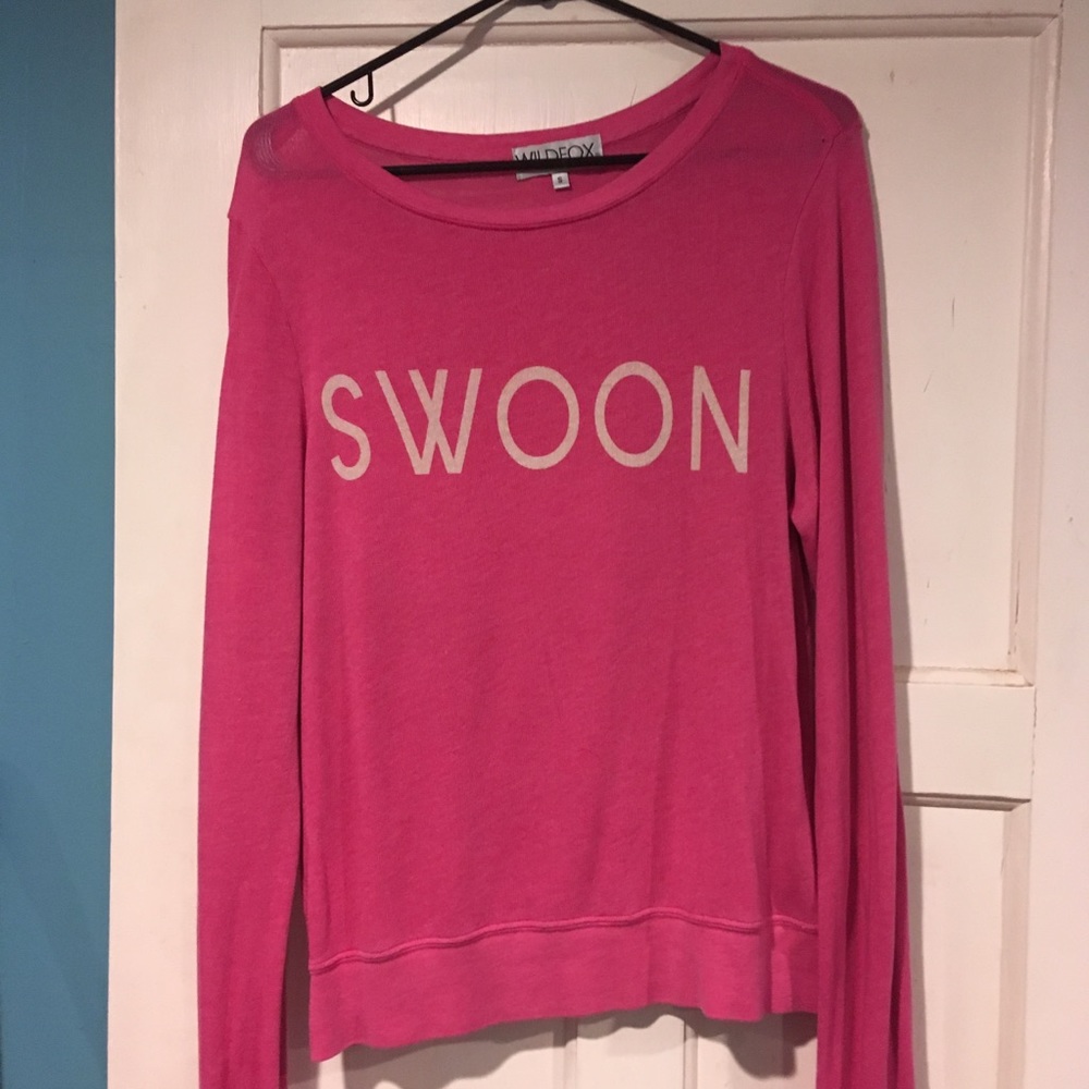Wildfox Pink Swoon Sweater